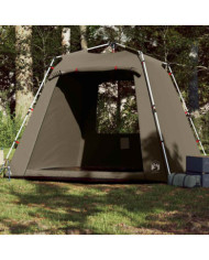 Tente de pêche 4 personnes vert olive libération rapide | Mobilier & Déco