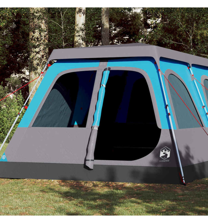 Tente familiale à dôme 10 personnes bleu libération rapide | Mobilier & Déco