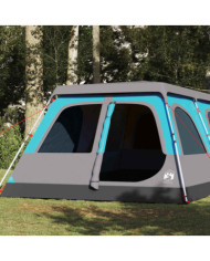Tente familiale à dôme 8 personnes bleu libération rapide | Mobilier & Déco