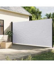 Auvent latéral rétractable blanc 220x500 cm | Mobilier & Déco