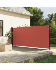 Auvent latéral rétractable terre cuite 160x300 cm | Mobilier & Déco