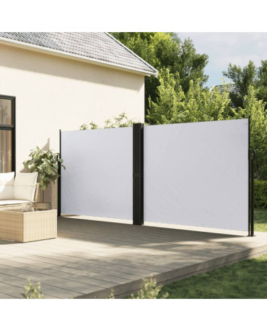 Auvent latéral rétractable blanc 180x1000 cm | Mobilier & Déco