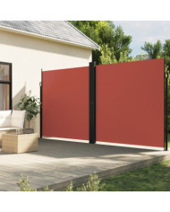 Auvent latéral rétractable terre cuite 200x600 cm | Mobilier & Déco