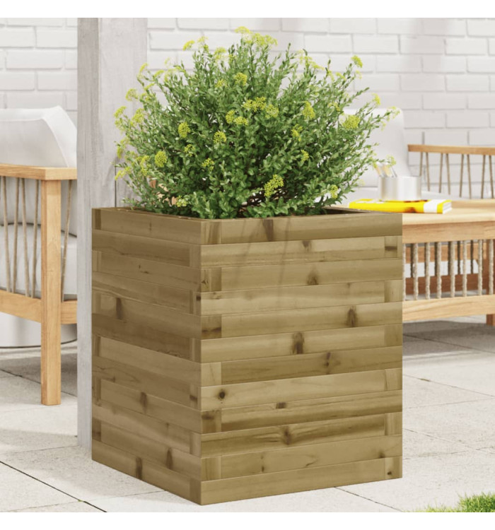 Jardinière 40x40x46 cm bois de pin imprégné | Mobilier & Déco