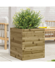 Jardinière 40x40x46 cm bois de pin imprégné | Mobilier & Déco