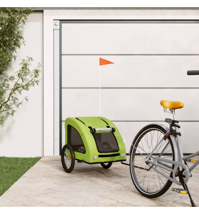 Remorque de vélo pour animaux de compagnie vert | Mobilier & Déco