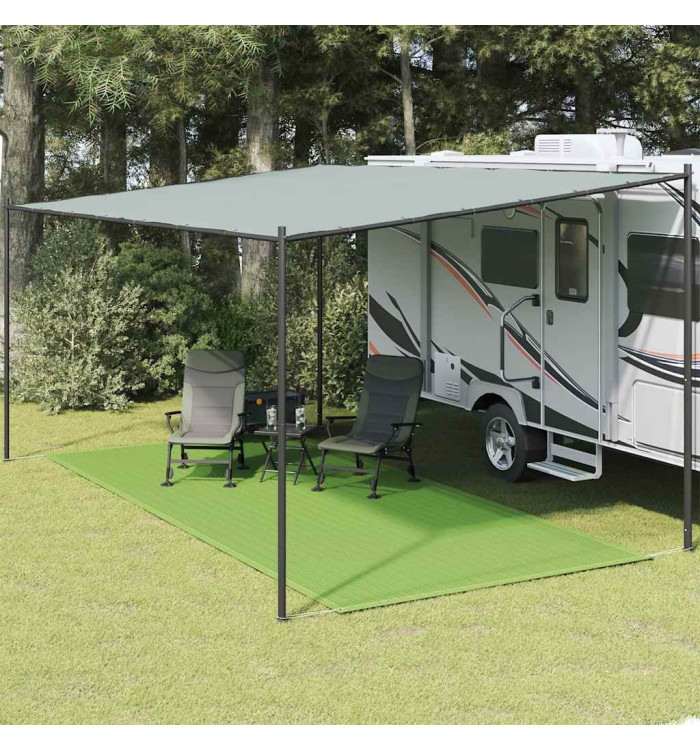 Tapis de tente vert clair 250x500 cm PEHD | Mobilier & Déco