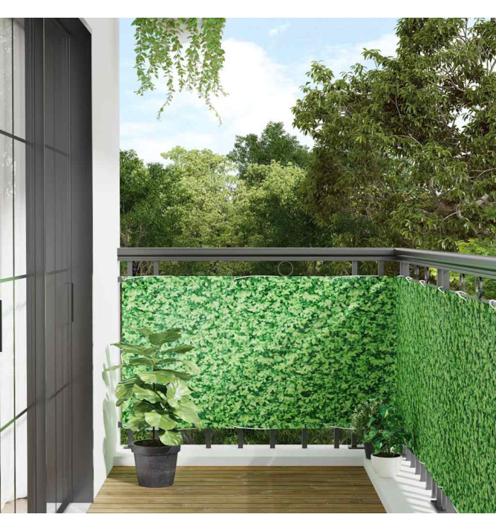 Écran d'intimité de balcon aspect de plante vert 700x90 cm PVC | Mobilier & Déco