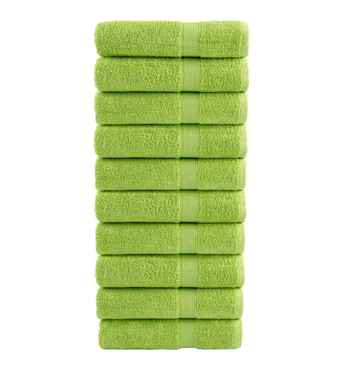 Essuie-mains de qualité supérieure SOLUND 10 pcs vert pomme | Mobilier & Déco