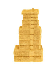 Ensemble de serviettes de qualité supérieure SOLUND 12 pcs doré | Mobilier & Déco