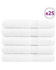 Serviettes de qualité supérieure SOLUND 25 pcs blanc 600 g/m² | Mobilier & Déco