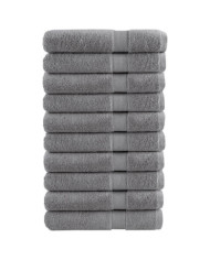 Serviettes de sauna de qualité supérieure SOLUND 10 pcs gris | Mobilier & Déco