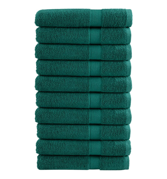 Serviettes de sauna de qualité supérieure SOLUND 10 pcs vert | Mobilier & Déco