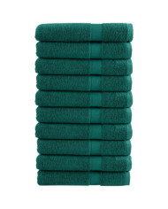 Serviettes de sauna de qualité supérieure SOLUND 10 pcs vert | Mobilier & Déco