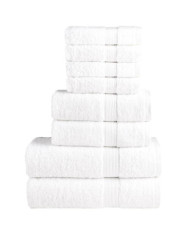 Ensemble de serviettes de qualité supérieure SOLUND 8 pcs blanc | Mobilier & Déco