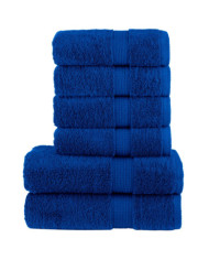 Ensemble de serviettes de qualité supérieure SOLUND 6 pcs bleu | Mobilier & Déco