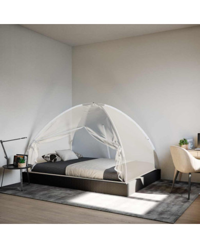 Moustiquaire mongole avec portes 220 maille blanc 200x120x130cm | Mobilier & Déco