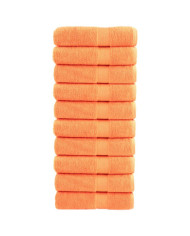 Serviettes de douche de qualité supérieure SOLUND 10 pcs orange | Mobilier & Déco