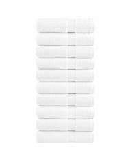 Serviettes de bain de qualité supérieure SOLUND 10 pcs blanc | Mobilier & Déco