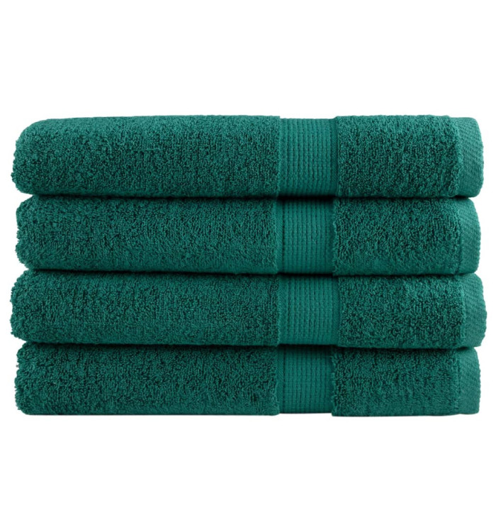 Serviettes de qualité supérieure SOLUND 4 pcs vert 600 g/m² | Mobilier & Déco