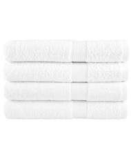 Serviettes de qualité supérieure SOLUND 4 pcs blanc 600 g/m² | Mobilier & Déco