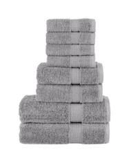 Ensemble de serviettes de qualité supérieure SOLUND 8 pcs gris | Mobilier & Déco