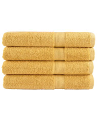 Serviettes de sauna de qualité supérieure SOLUND 4 pcs doré | Mobilier & Déco