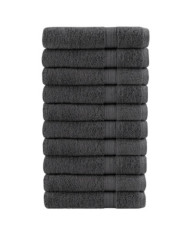 Serviettes de qualité supérieure SOLUND 10 pcs anthracite | Mobilier & Déco
