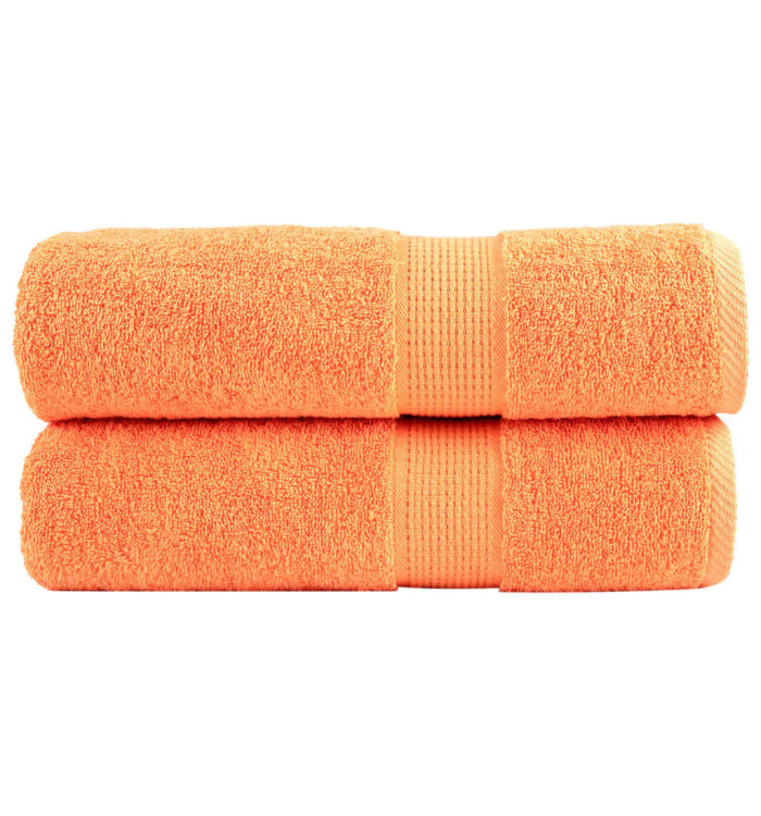 Essuie-mains de qualité supérieure SOLUND 2 pcs orange 600 g/m² | Mobilier & Déco