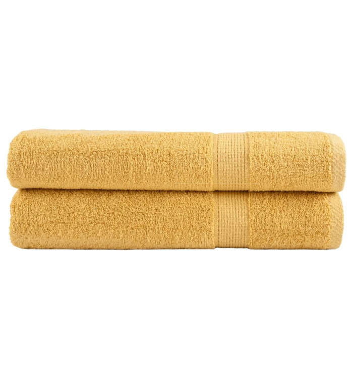 Serviettes de qualité supérieure SOLUND 2 pcs doré 600 g/m² | Mobilier & Déco
