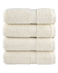 Serviettes d'invité de qualité supérieure SOLUND 4 pcs crème | Mobilier & Déco