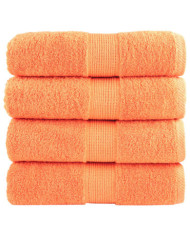 Serviettes d'invité de qualité supérieure SOLUND 4 pcs orange | Mobilier & Déco