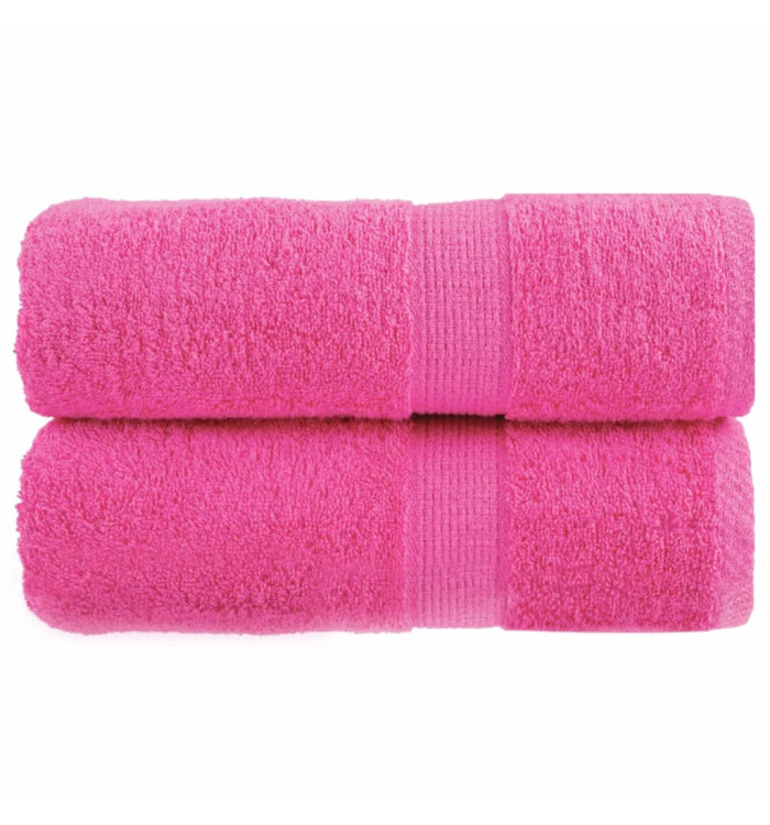Serviettes de visage de qualité supérieure SOLUND 2 pcs rose | Mobilier & Déco