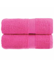 Serviettes de visage de qualité supérieure SOLUND 2 pcs rose | Mobilier & Déco