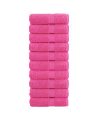 Serviettes d'invité de qualité supérieure SOLUND 10 pcs rose | Mobilier & Déco