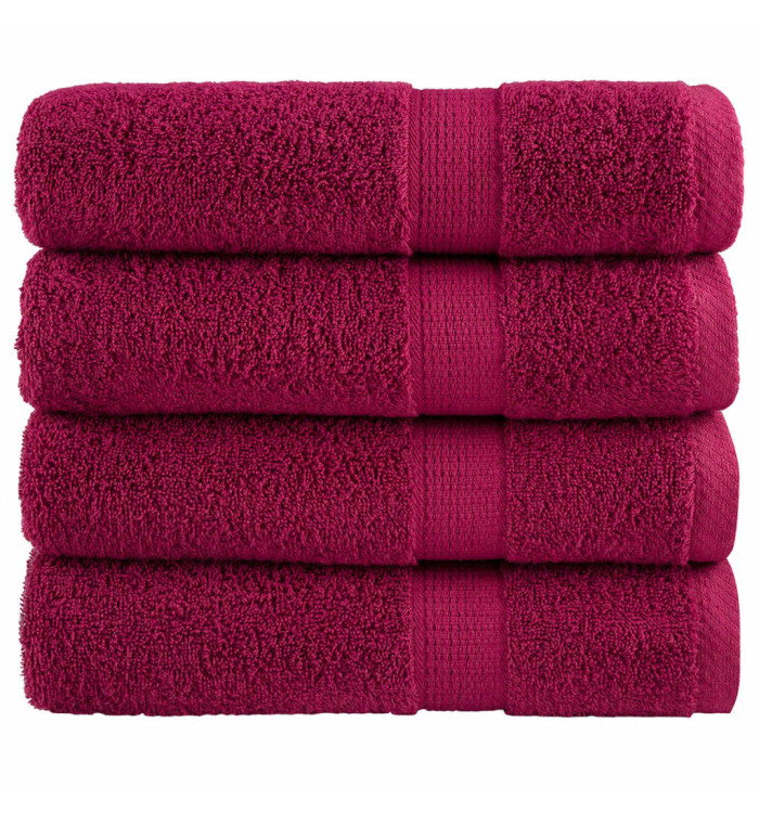 Serviettes de douche de qualité supérieure SOLUND 4 pcs | Mobilier & Déco