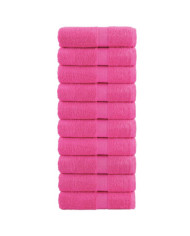 Serviettes de visage de qualité supérieure SOLUND 10 pcs rose | Mobilier & Déco