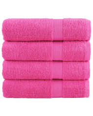 Essuie-mains de qualité supérieure SOLUND 4 pcs rose 600 g/m² | Mobilier & Déco