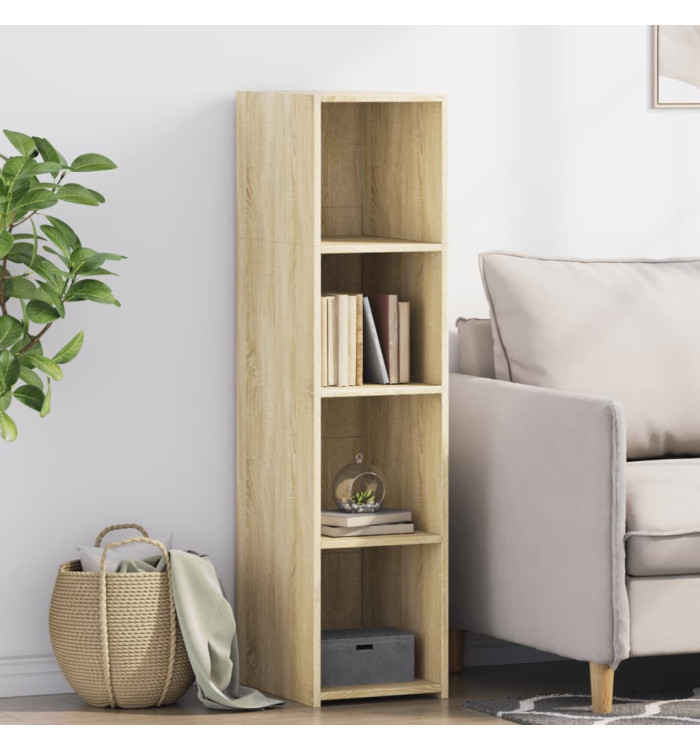 Buffet chêne sonoma 30x41x124 cm bois d'ingénierie | Mobilier & Déco
