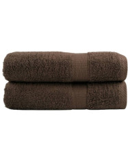 Serviettes de bain de qualité supérieure SOLUND 2 pcs marron | Mobilier & Déco