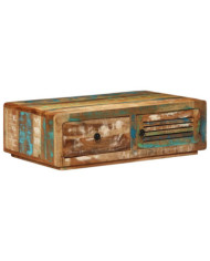 Table basse 89x55x29 cm bois de récupération massif | Mobilier & Déco