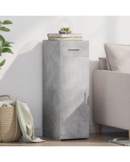 Buffet gris béton 30x42,5x93 cm bois d'ingénierie | Mobilier & Déco