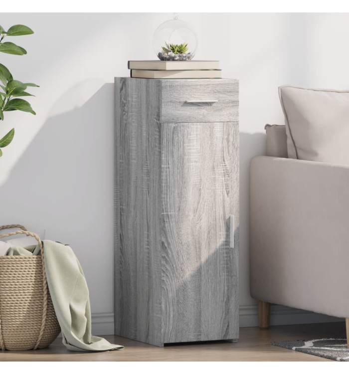 Buffet sonoma gris 30x42,5x93 cm bois d'ingénierie | Mobilier & Déco