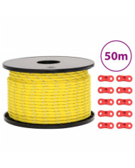 Corde de haubanage de tente avec bandes réfléchissantes et clés | Mobilier & Déco