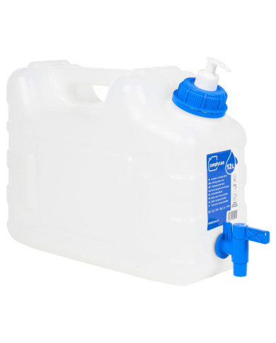 Bidon d'eau avec robinet distributeur de savon 10 L plastique | Mobilier & Déco