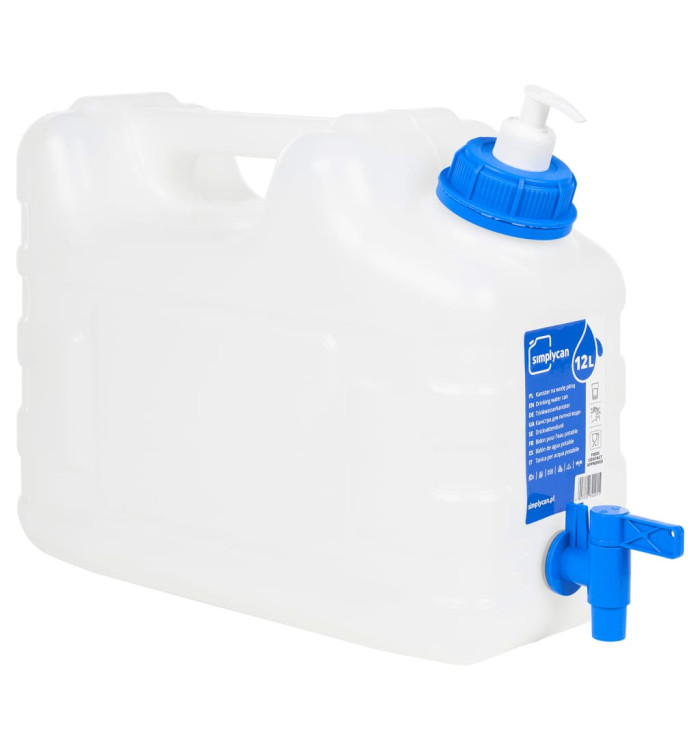 Bidon d'eau avec robinet distributeur de savon 10 L plastique | Mobilier & Déco