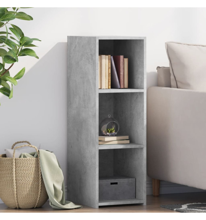 Buffet gris béton 30x41x93 cm bois d'ingénierie | Mobilier & Déco