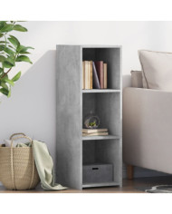 Buffet gris béton 30x41x93 cm bois d'ingénierie | Mobilier & Déco