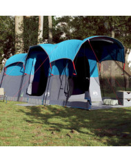 Tente familiale tunnel 8 personnes bleu imperméable | Mobilier & Déco