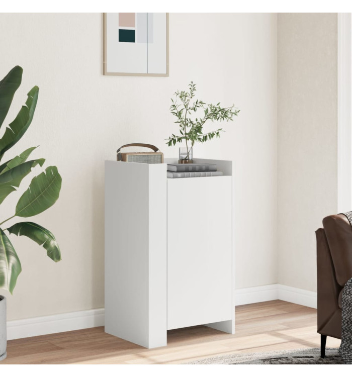 Buffet blanc 45x35x75 cm bois d'ingénierie | Mobilier & Déco